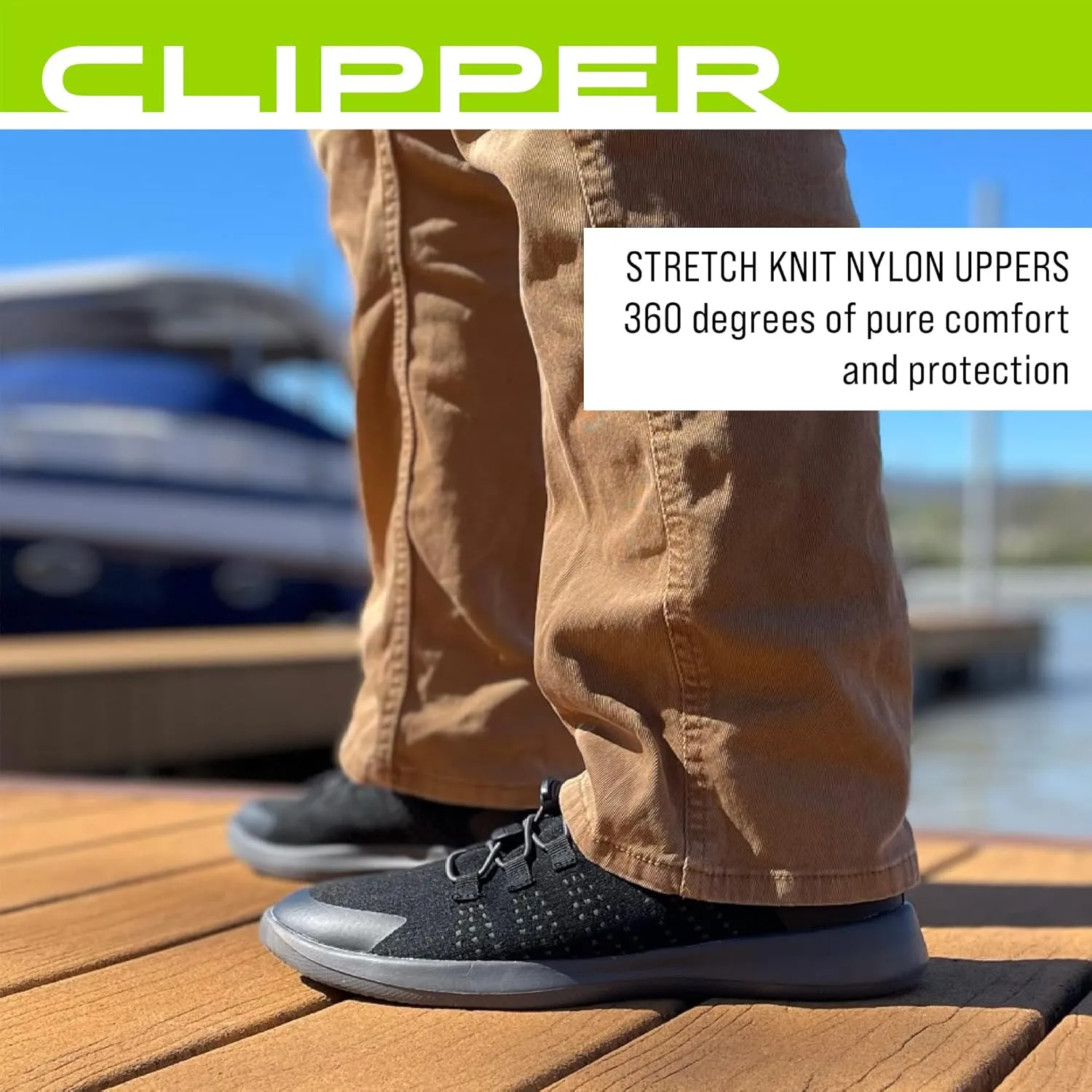 FROGG TOGGS Men’s Clipper Secure Fit Angler Boating Shoe