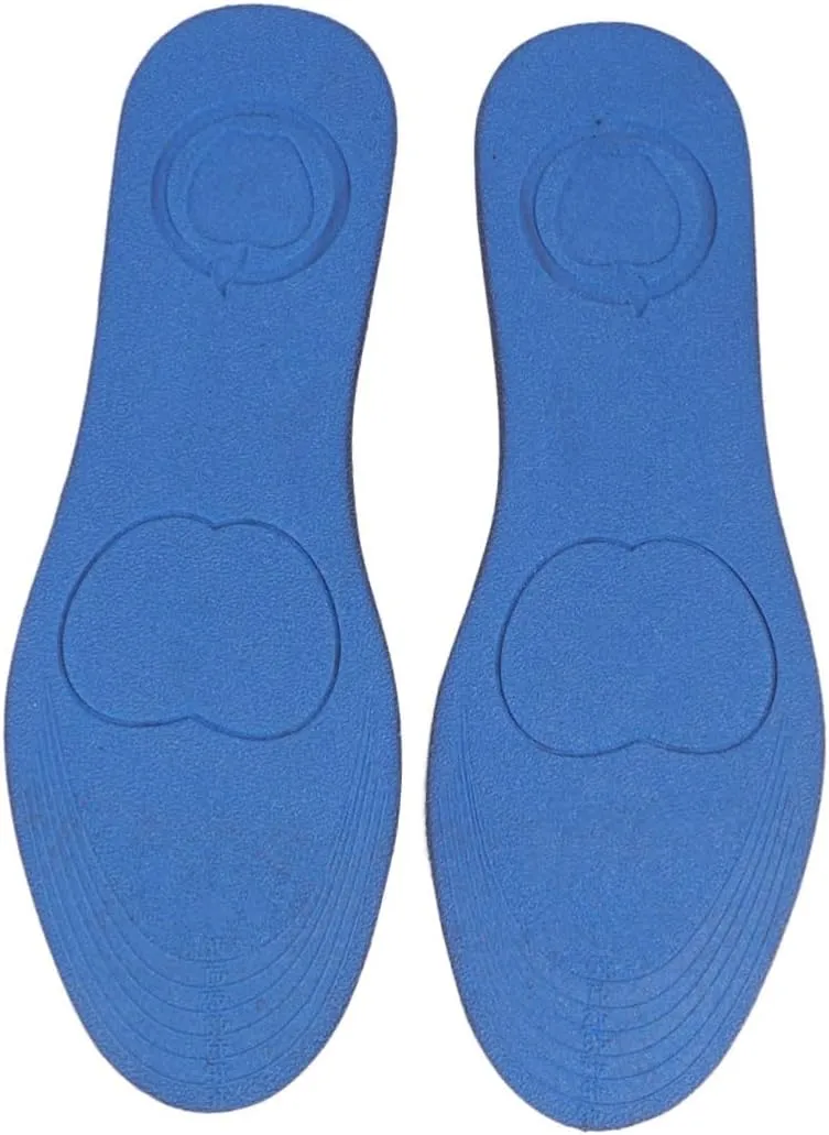 GALPADA 1 Pairs Sponge Insoles for Men Women Breathable Shock Absorbing Massaging Shoe Pads Cuttable Black Comfortable Sweat Absorption Inserts for Walking Standing