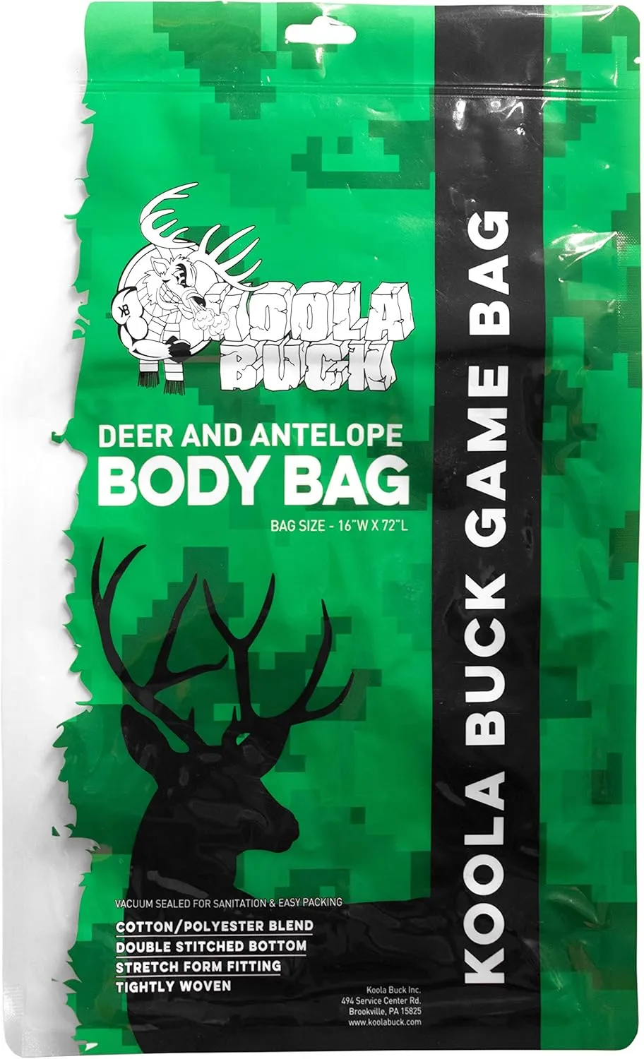 Game Bags Hunting | Available in Packs of 5 Deer or Elk Quarter Bags or as a Single Deer Full Body Bag | Reusable, Breathable & Stretchable | Vacuum Sealed for Easy Carry