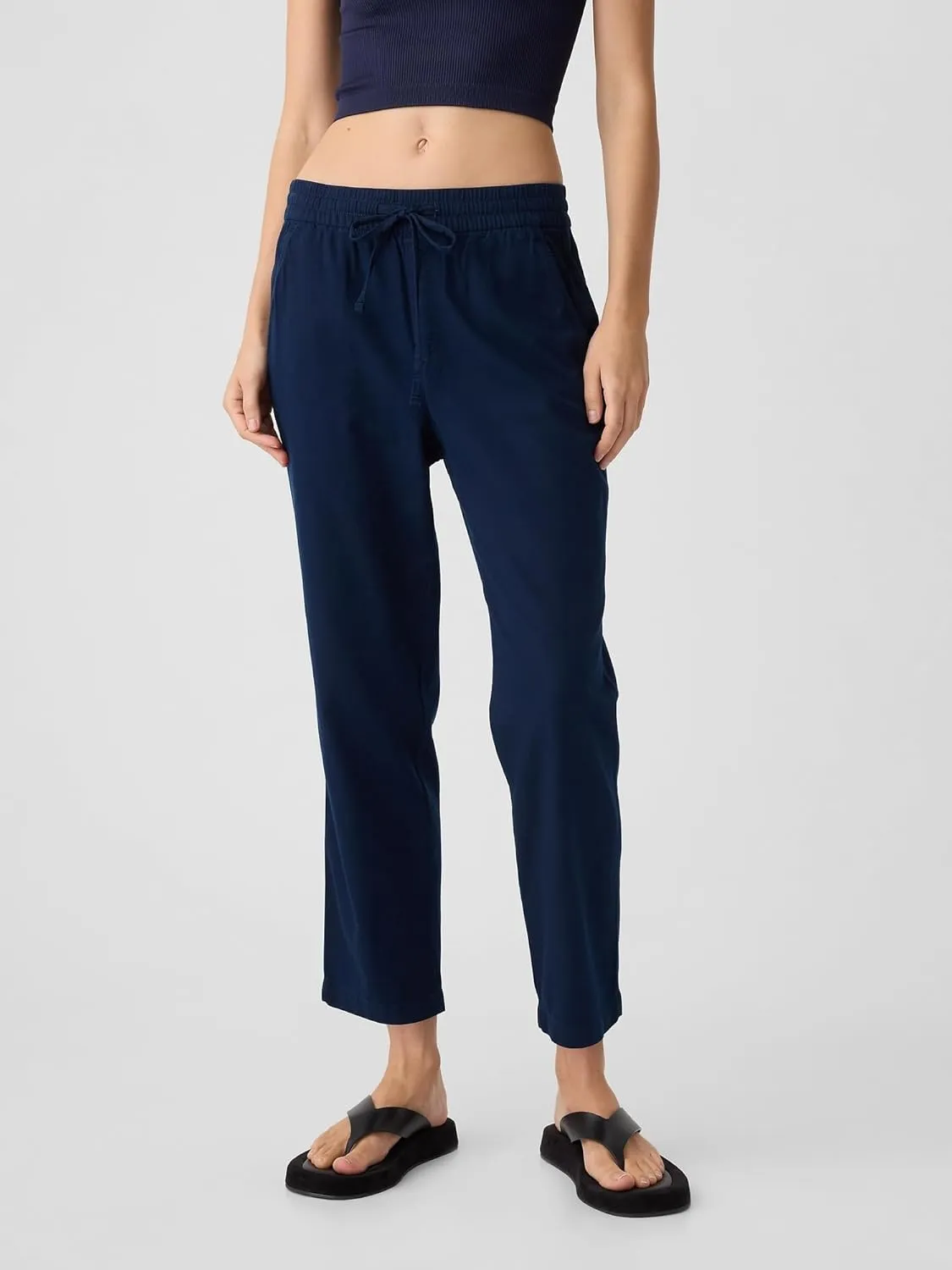 GAP Women's Easy Straight Pull-on Pants