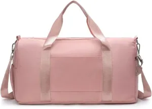 Geboldil Men and Women's Travel Bag With Shoe Compartment Sports Tote Gym Bag Weekender Overnight Shoulder Bag