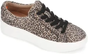 Gentle Souls by Kenneth Cole Women's Rosette Platform Sneaker, Fossil, 10 M US