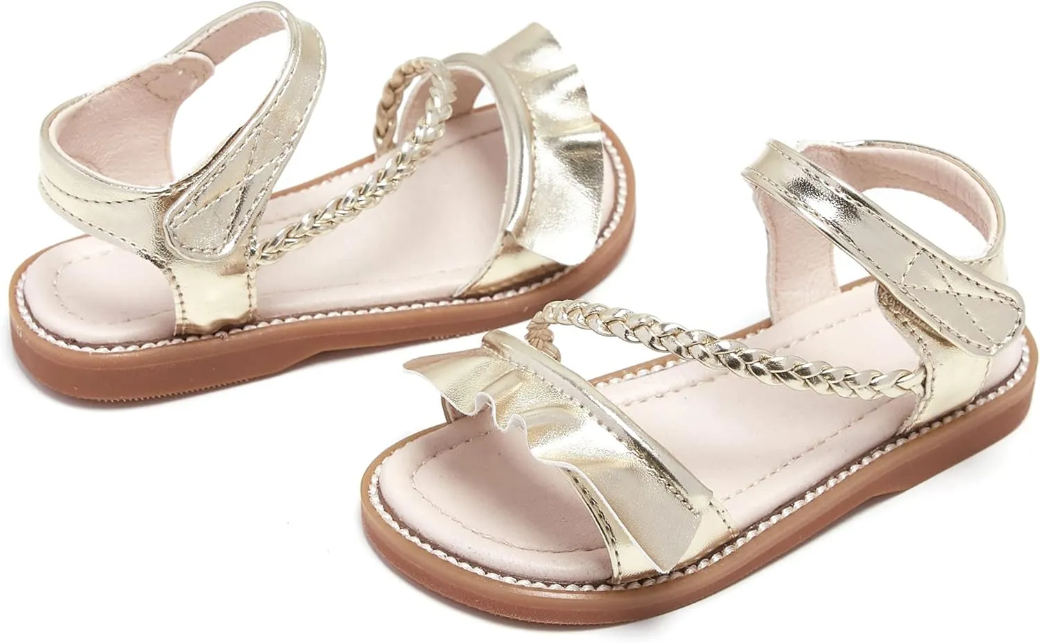 GINFIVE Toddler Girls Sandals Little Girls Kids Summer Shoes Toddler Sandals