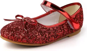 Girls Dress Mary Jane Ballet Flats Low Heels Princess Shoes