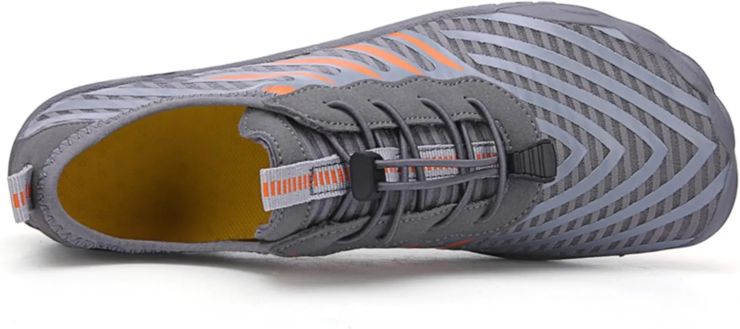 Grounded Footwear for Women, Hike Grounded Footwear Barefoot Shoes, Wide Toe Barefoot Hiking Water Shoes for Men