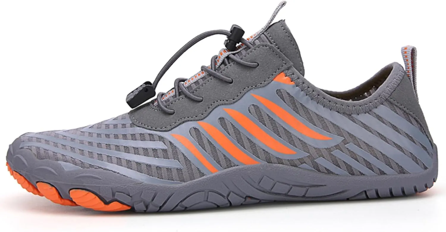 Grounded Footwear for Women, Hike Grounded Footwear Barefoot Shoes, Wide Toe Barefoot Hiking Water Shoes for Men