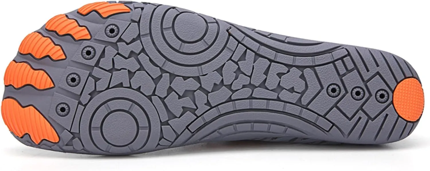 Grounded Footwear for Women, Hike Grounded Footwear Barefoot Shoes, Wide Toe Barefoot Hiking Water Shoes for Men
