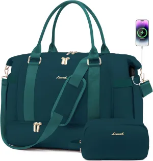 Gym Bag for Women LOVEVOOK Travel Duffel Bag with USB Charging Port,Weekender Bags for Women with Shoe Compartment,Carry on Overnight Bag with Toiletry Bag,Hospital Bags for Labor and Deliver