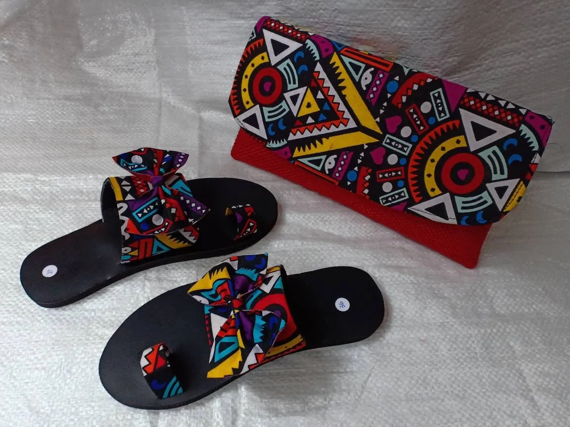 Handmade African Beaded Sandals/Authentic Maasai-Style Leather Flip-Flops Women/Boho Beach Sandals/Comfortable Summer Sandal African Gifts