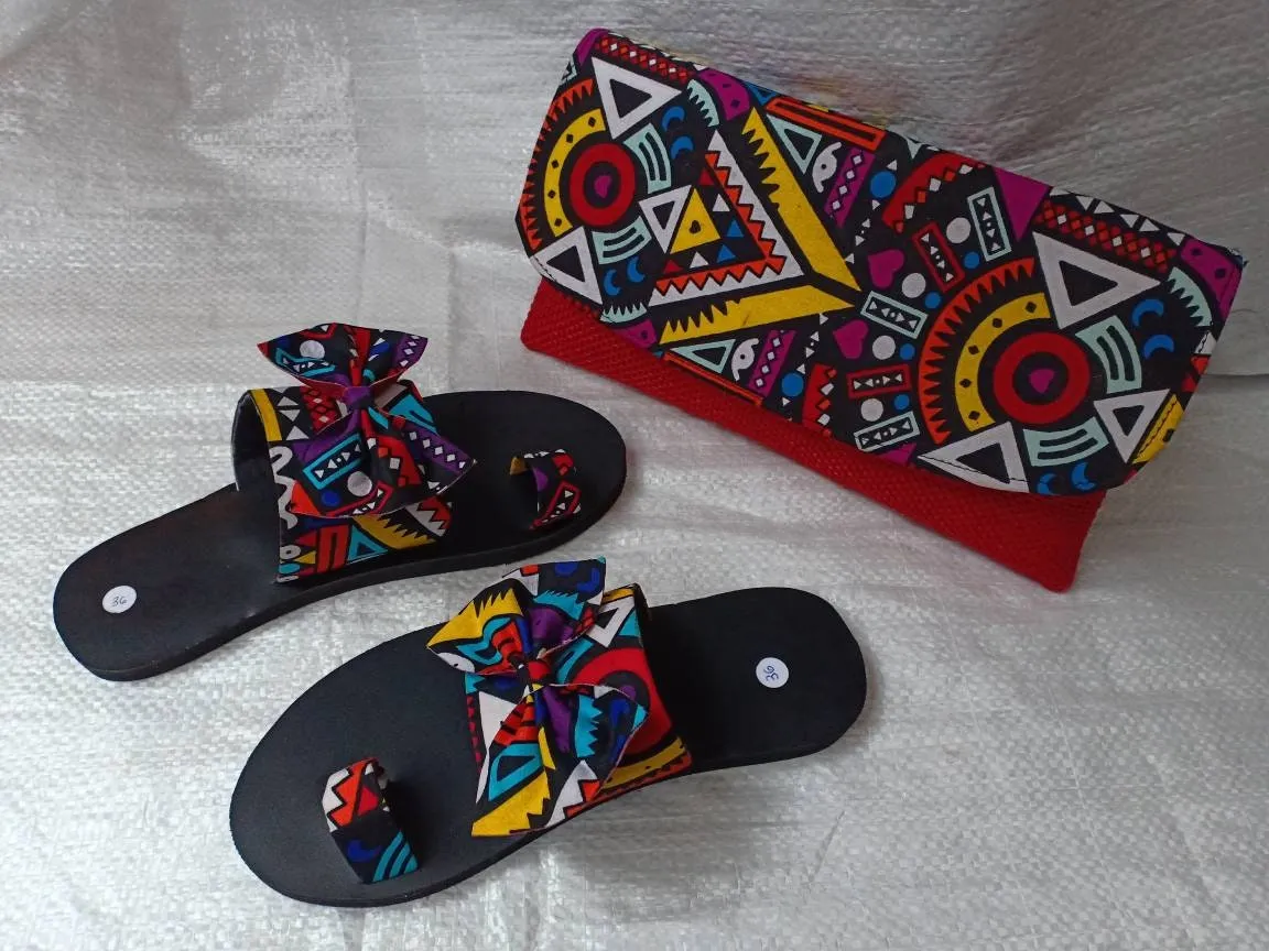 Handmade African Beaded Sandals/Authentic Maasai-Style Leather Flip-Flops Women/Boho Beach Sandals/Comfortable Summer Sandal African Gifts
