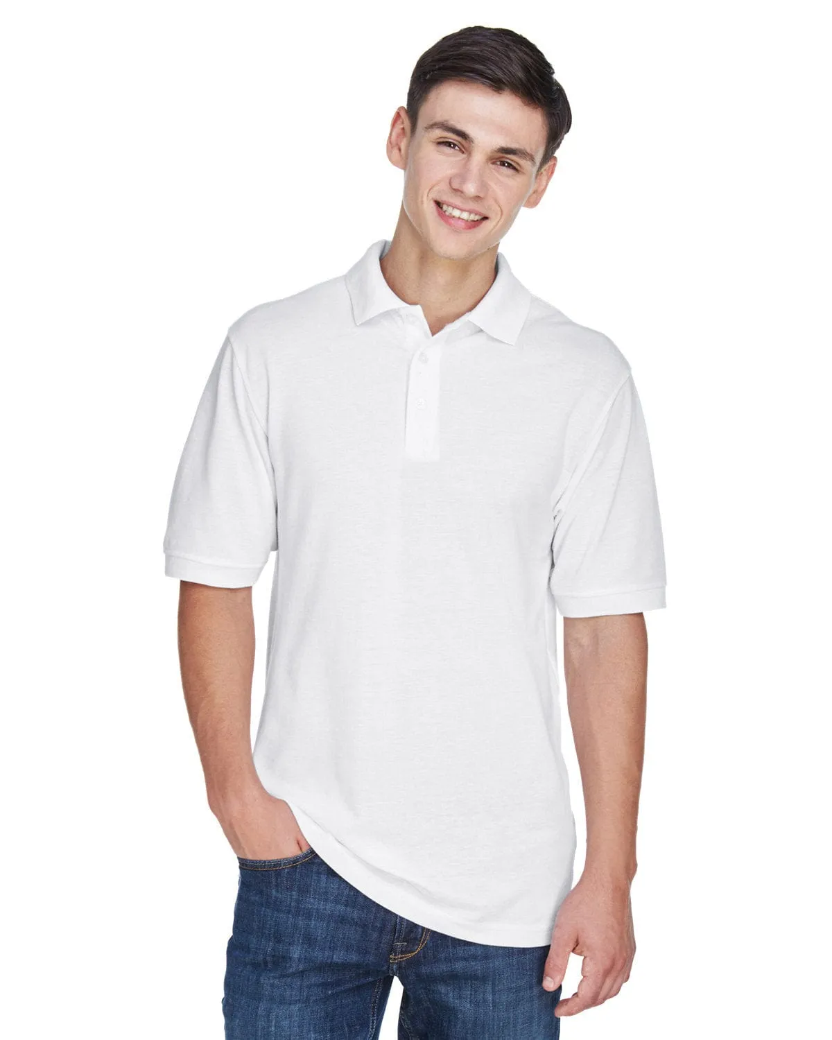 Harriton Easy Blend Polo Shirt
