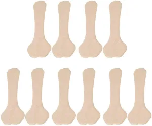 Healifty High Heel Pads Heel Petals 1 Set 5 Pairs Heel Cushion Pads High Heel Shoe Grips Liner High Heel Insole Foot Care Insole Protector Filler for Loose Shoe Shoes Womens High Heels