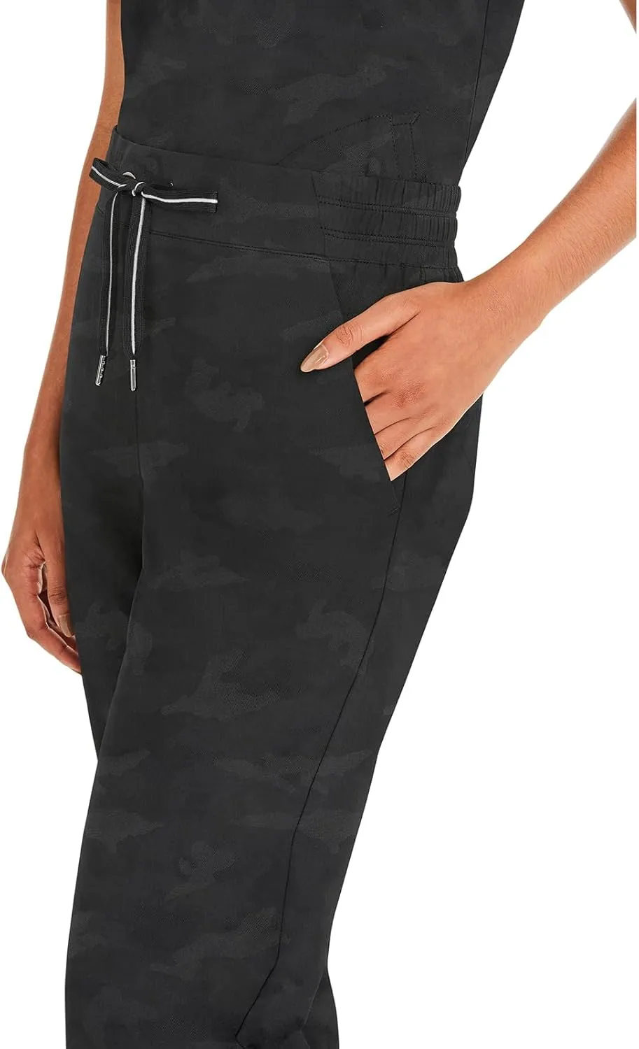 Healing Hands Scrubs for Women Jogger Camo Pant Tate 5 Pockets Moisture Wicking, Easy Care, 360° Stretch, Quick Dry - 9350