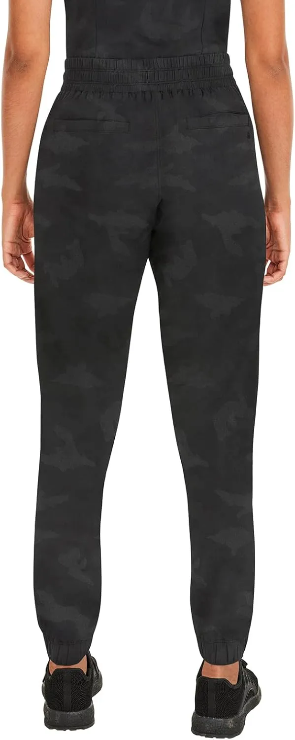 Healing Hands Scrubs for Women Jogger Camo Pant Tate 5 Pockets Moisture Wicking, Easy Care, 360° Stretch, Quick Dry - 9350