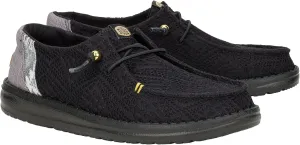 Hey Dude Women Wendy Boho Crochet Black/Black 10 Medium