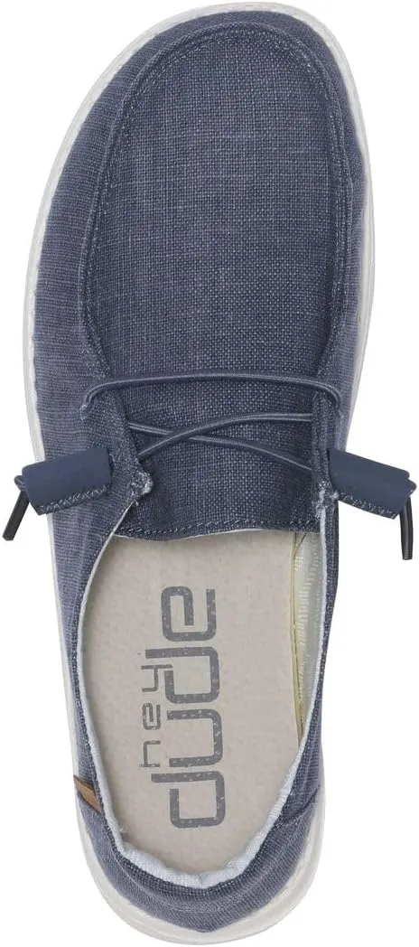 Hey Dude Women's Wendy Chambray Lace-Up Loafer