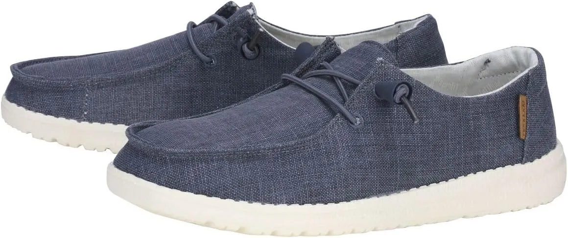 Hey Dude Women's Wendy Chambray Lace-Up Loafer