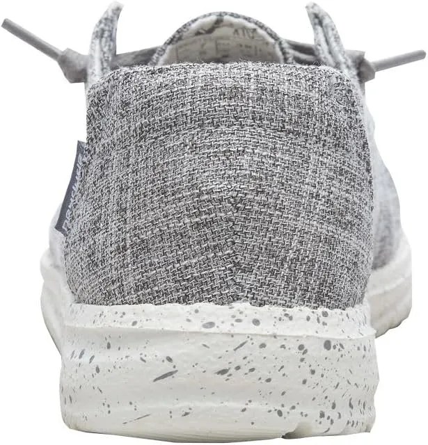 Hey Dude Women's Wendy Linen | Women’s Shoes | Women’s Lace Up Loafers | Comfortable & Light-Weight