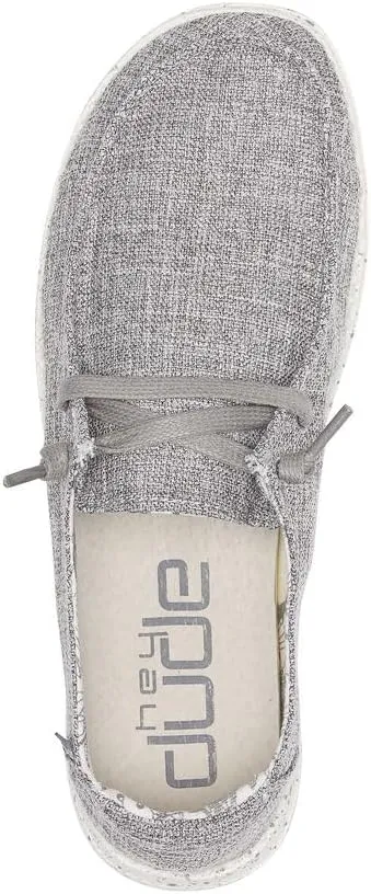 Hey Dude Women's Wendy Linen | Women’s Shoes | Women’s Lace Up Loafers | Comfortable & Light-Weight