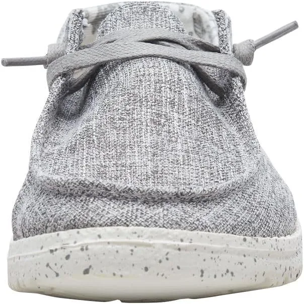 Hey Dude Women's Wendy Linen | Women’s Shoes | Women’s Lace Up Loafers | Comfortable & Light-Weight