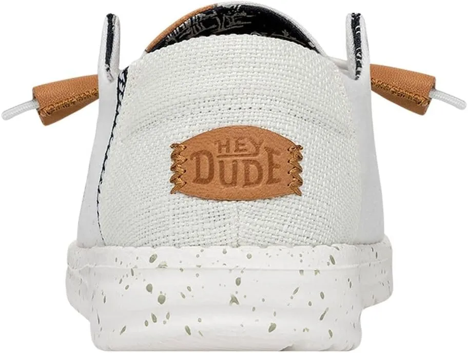 Hey Dude Women's Wendy Washed Canvas | Women’s Shoes | Women’s Lace Up Loafers | Comfortable & Light-Weight