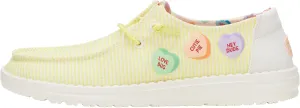 HEYDUDE Wendy X Sweethearts Yellow Multi Size Women’s Shoes