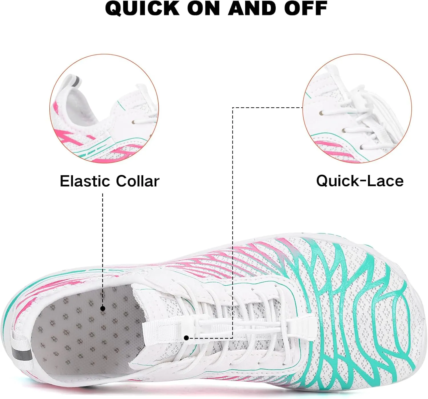 Hike Barefoot Shoes for Women Men Non-Slip Breathable Walking Shoes Wide Toe Box Comfortable Athletic Footwear