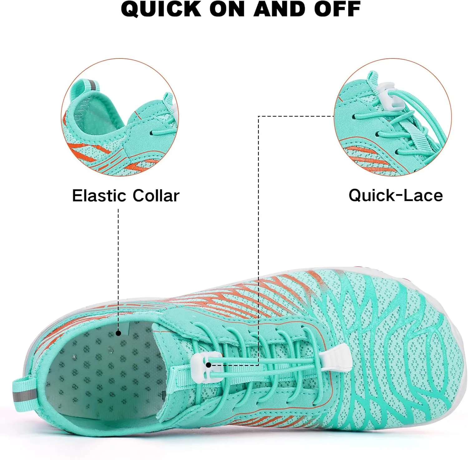 Hike Barefoot Shoes for Women Men Non-Slip Breathable Walking Shoes Wide Toe Box Comfortable Athletic Footwear
