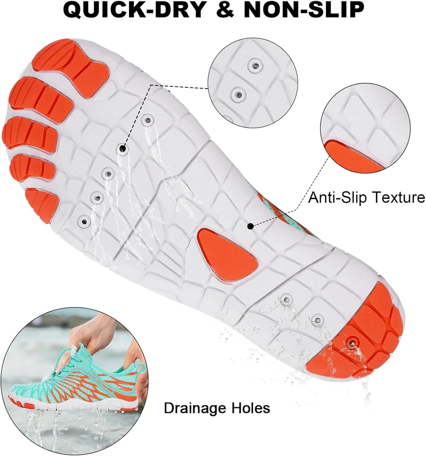 Hike Barefoot Shoes for Women Men Non-Slip Breathable Walking Shoes Wide Toe Box Comfortable Athletic Footwear