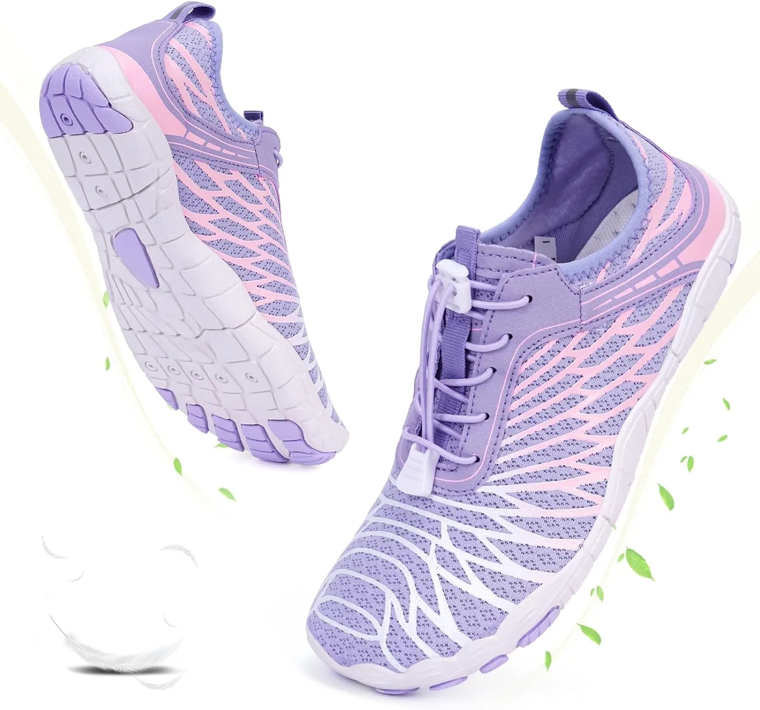 Hike Barefoot Shoes for Women Men Non-Slip Breathable Walking Shoes Wide Toe Box Comfortable Athletic Footwear