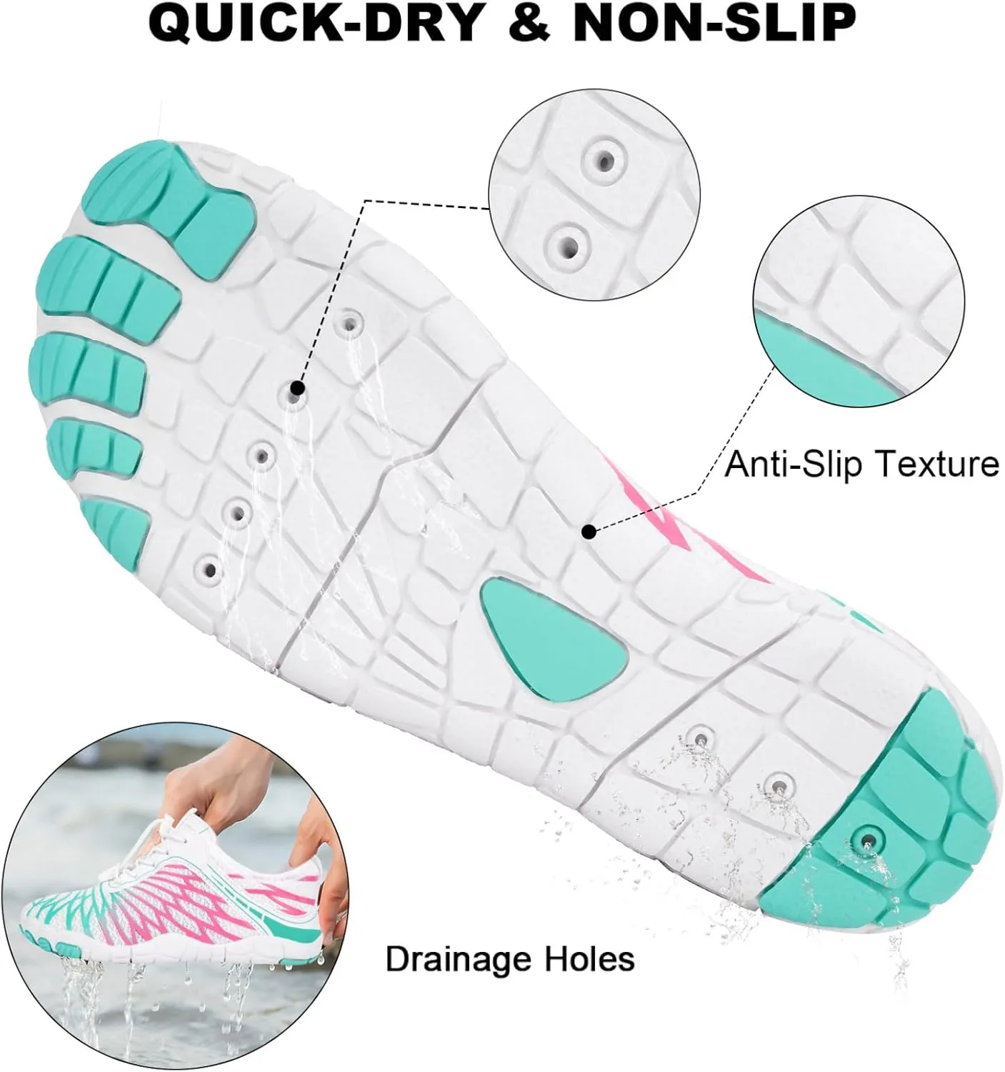 Hike Barefoot Shoes for Women Men Non-Slip Breathable Walking Shoes Wide Toe Box Comfortable Athletic Footwear