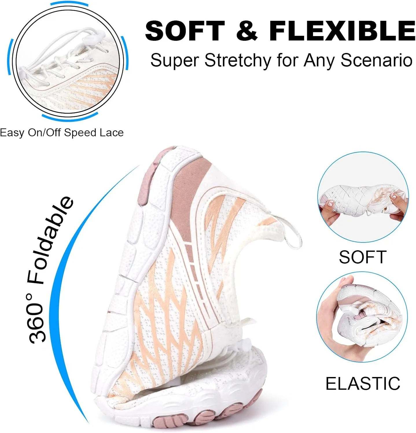Hike Barefoot Shoes for Women Men Non-Slip Breathable Walking Shoes Wide Toe Box Comfortable Athletic Footwear