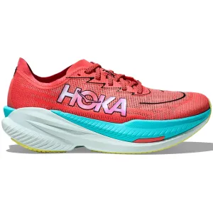 Hoka Women's Mach X 2 Running Shoes Grapefruit / Electric Coral