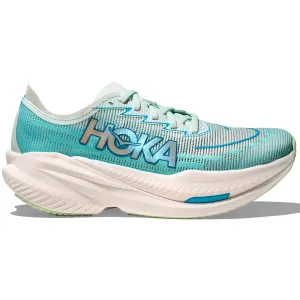 Hoka Women's Mach X 2 Running Shoes Snow Melt / Blue Spark