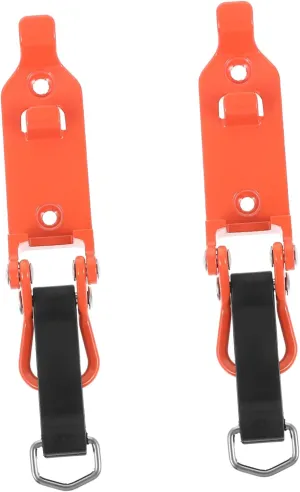 HOMSFOU 2pcs Shovel Holder Clamps for Roof Rack Sturdy Metal Mounting Kit Easy Install Shovel Mount Accessories Securely Holds Axes and Tools for Work Vehicles and Trailers