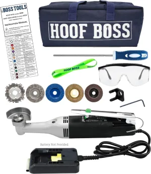 Hoof Boss - Goat Hoof Trimmers Complete Mobile Set - Requires 20 Volt Battery Not Included - Goat Hooves Trimmer Tool Kit