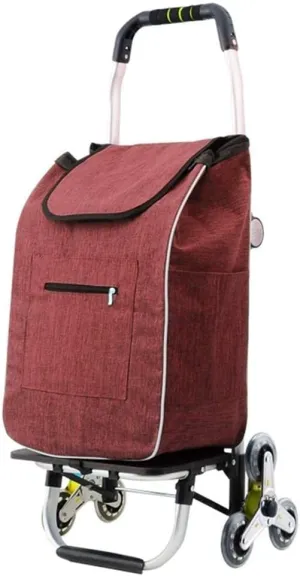 Household Folding Shopping Hand Wheel Wheel Stair Climbing Groceries Stroller Durable Waterproof Garden Trolley Car Supermarket Classification Car Travel Bag