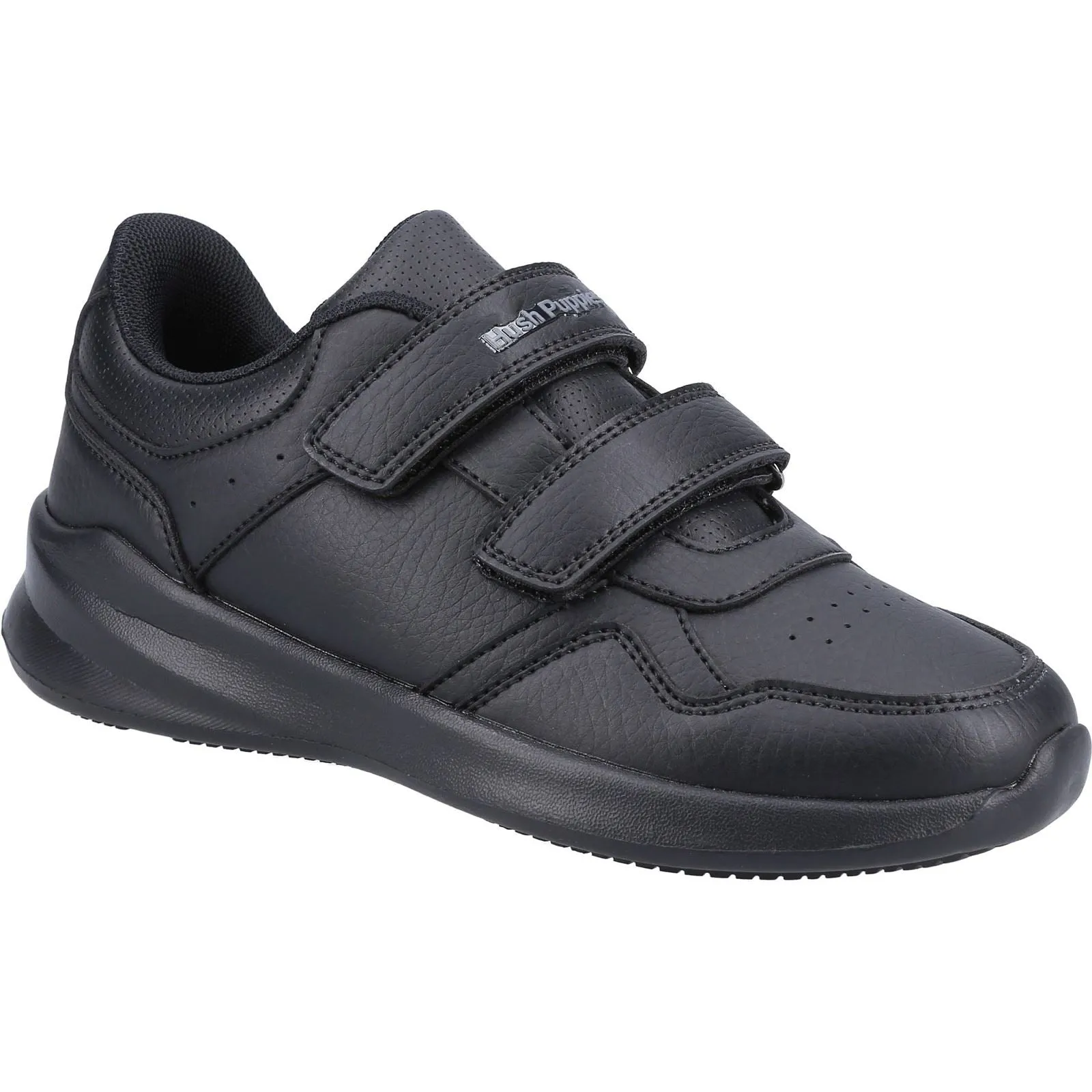 Hush Puppies Marling Easy Senior Polyurethane Black Shoes