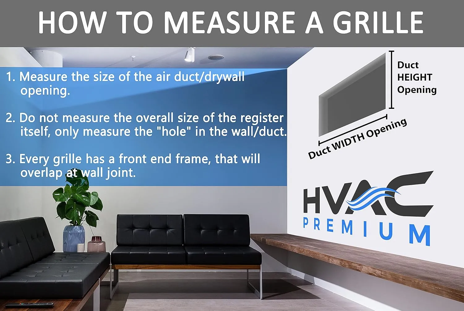 HVAC Premium 24" X 8" 3-Way AIR Supply Grille - Vent Cover & Diffuser - Flat Stamped Face - White [Outer Dimensions: 25.75"w X 9.75"h]