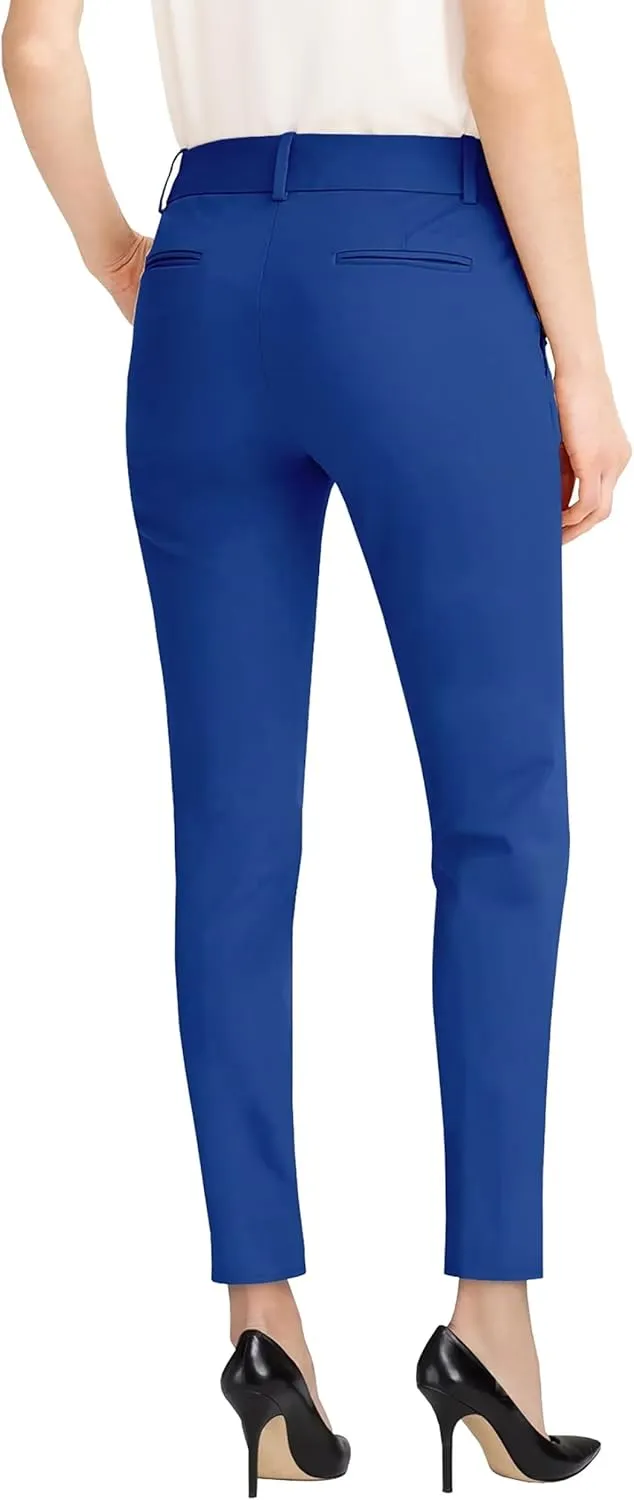 Hybrid & Company Womens Ultra Comfy Stretch Slim Fit Trousers Chino Pants with Pocket