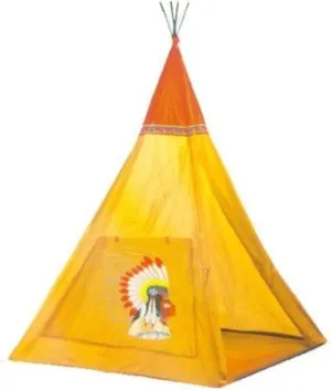 Indian Teepee Tripod Play Tent Kids Hut Children House