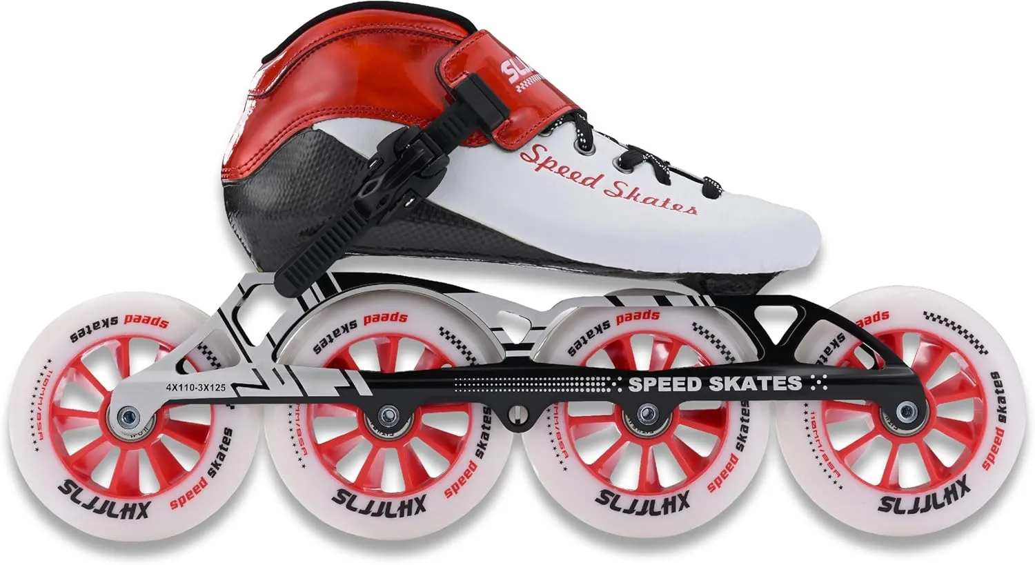 Inline Speed Skates for Men Women,Professional Carbon Fibre Inline Skates Adult Male,High Performance Fitness Racing Skates,Unisex
