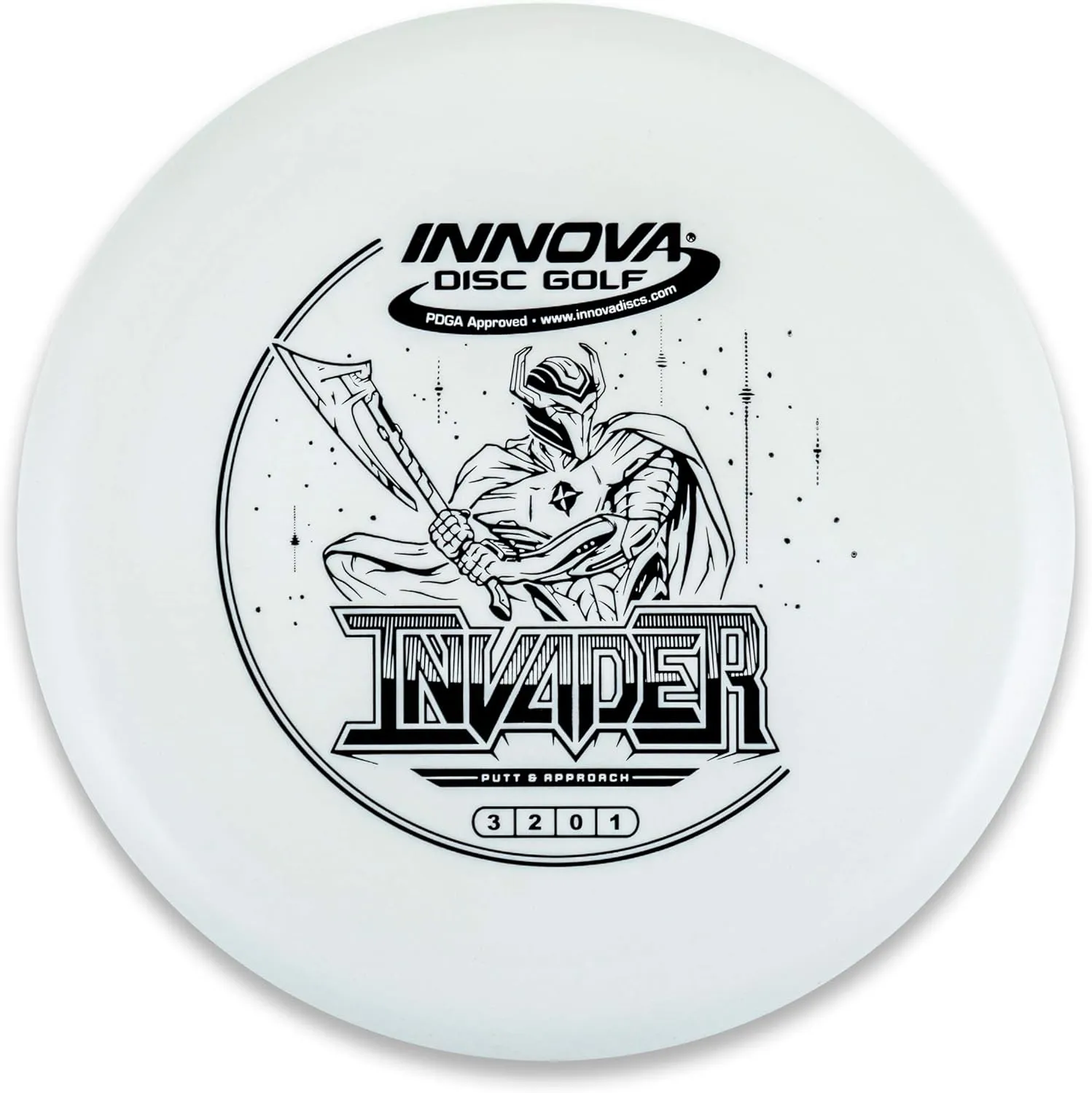 Innova Discs Golf DX Invader Disc Golf Putter and Approach Disc (Colors Will Vary)