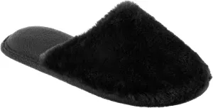 isotoner Womens Faux Fur Laurel Clog Slippers