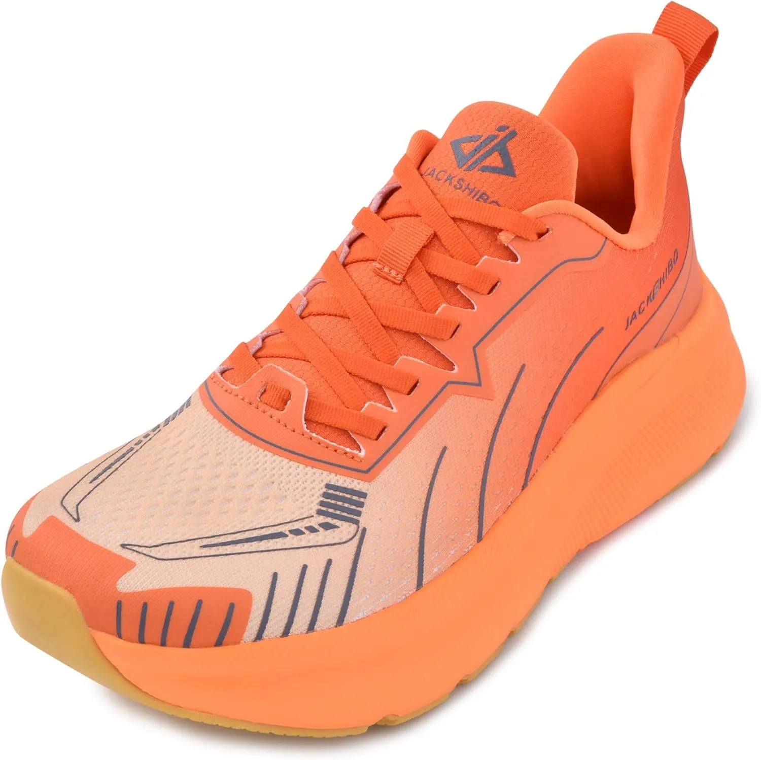 JACKSHIBO Slip in Men Hands Free Wide Toe Box Shoes Slip on Arch Support Wide Sneakers for Running Walking Tennis Athletic Plantar Fasciitis Orthopedic Shoe Zero Drop Cushion Thick Sole Width Shoes