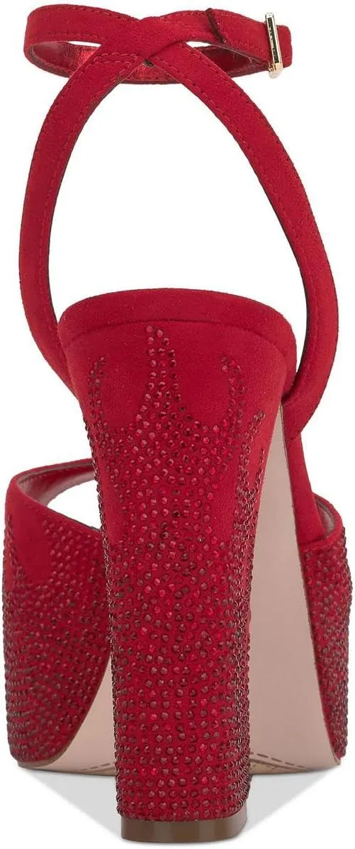 Jessica Simpson Womens Embellished Block Heels