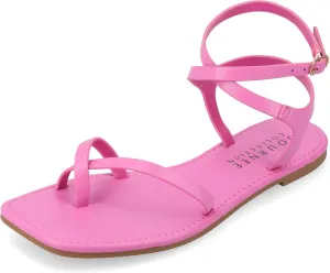 Journee Collection Women's Charra Flat Sandal