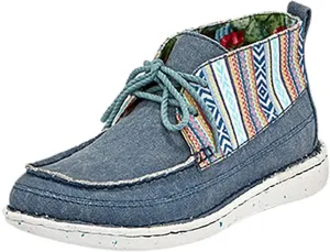 Justin Ladies Easy Rider Breezy Denim Casuals 9