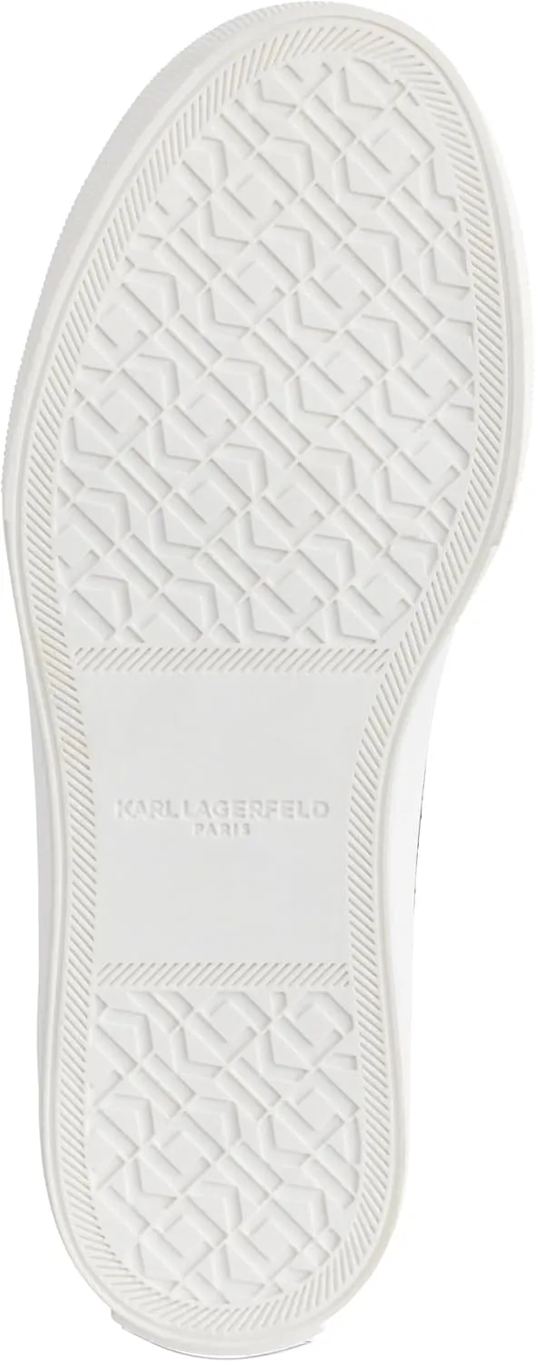 Karl Lagerfeld Paris Women's Cushioned Insole Everyday Gida-Lace Up Sneaker