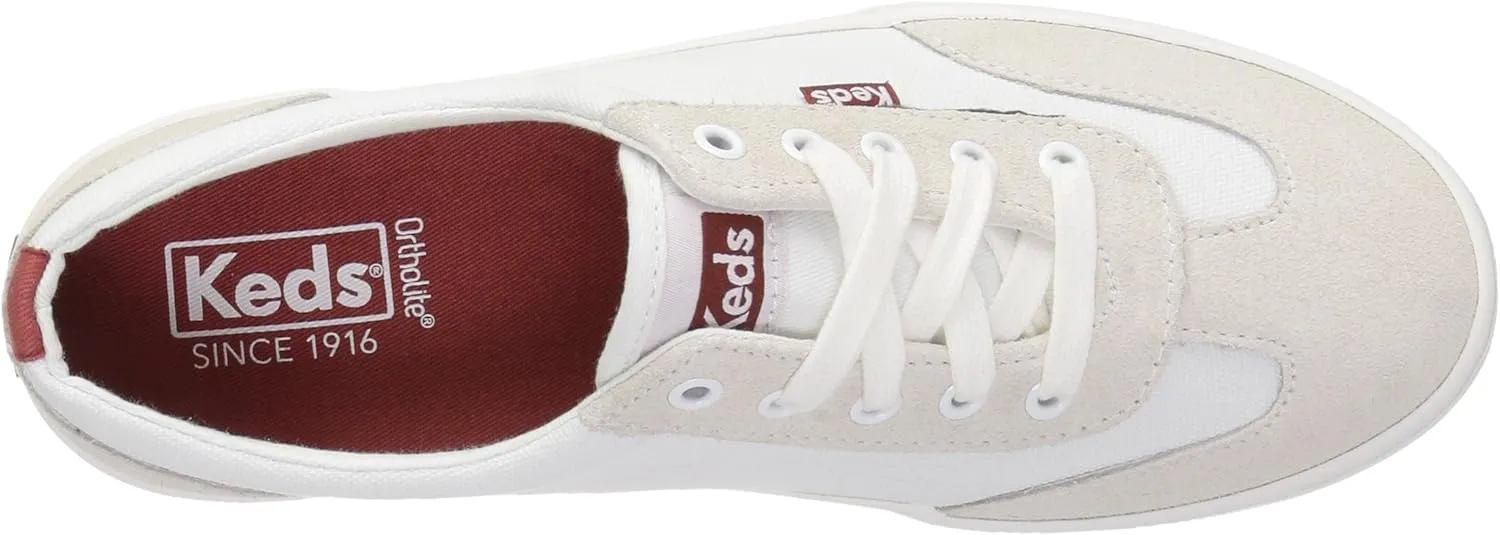 Keds Women's Tournament Retro Court Textile/Suede Fashion Sneaker